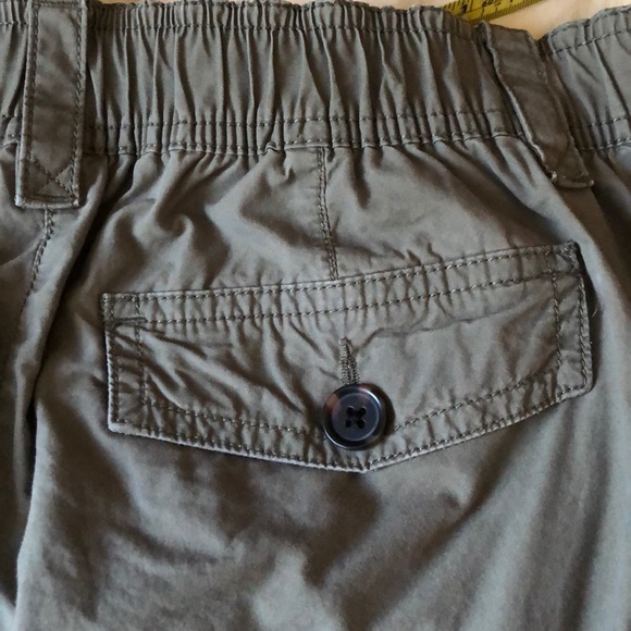 Lands’ End Khaki Green Pants 6 Roll Up Capris 31 converts - Picture 7 of 8